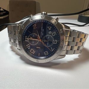 Michael Kors Watch - Silver w/ Blue face